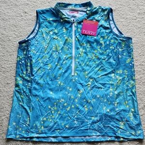 Nwt Terry Womens Breakaway Mesh Cycling Jersey Sleeveless Plus 1X